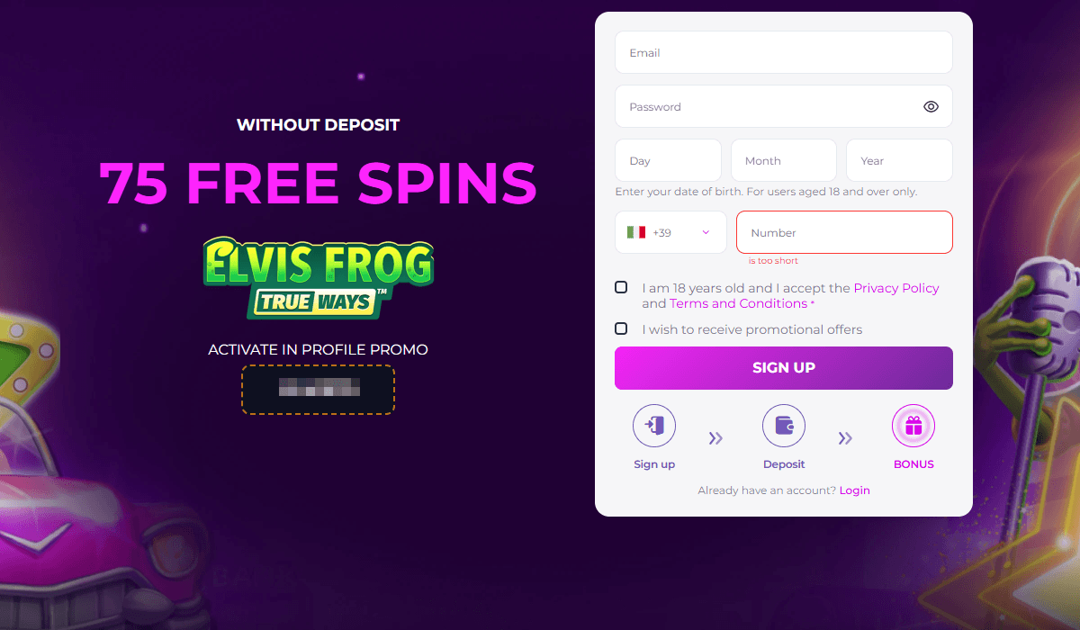 Slots Gallery Casino 75 FS